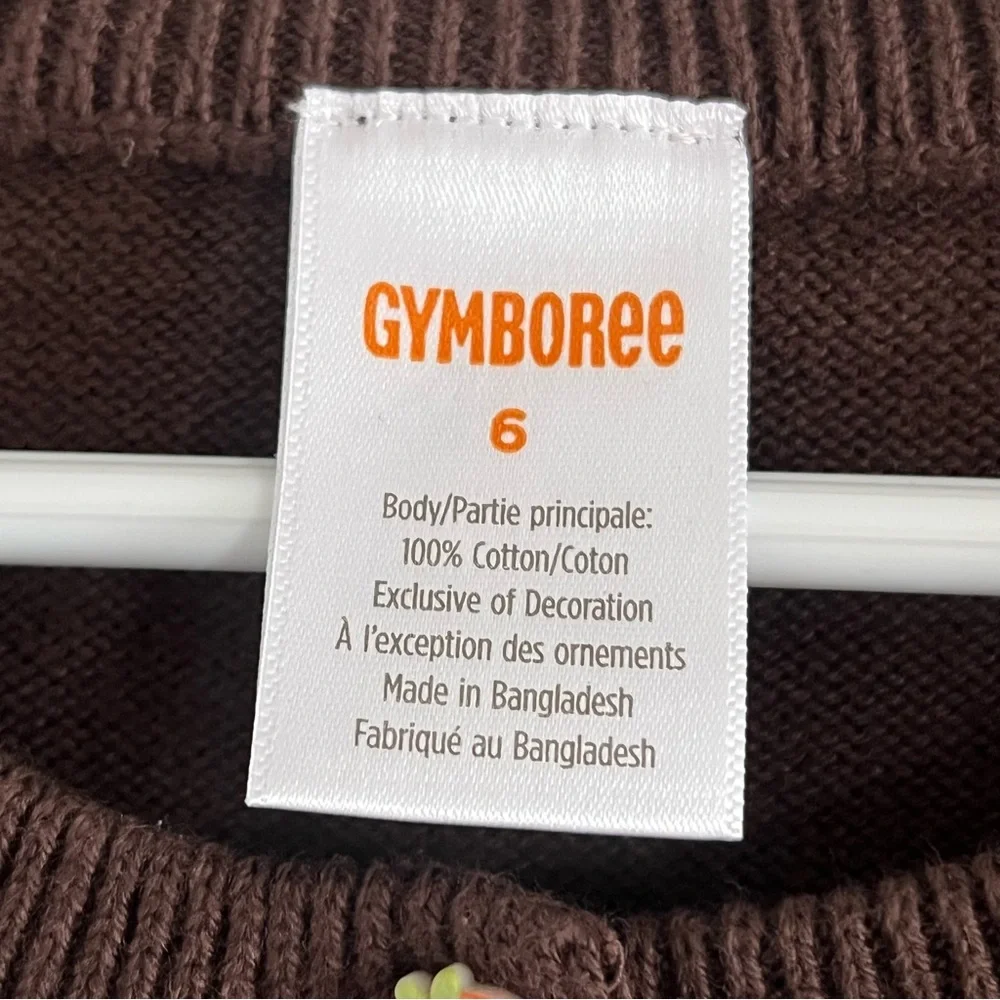 Gymboree Applique Pumpkin Cardigan Sweater